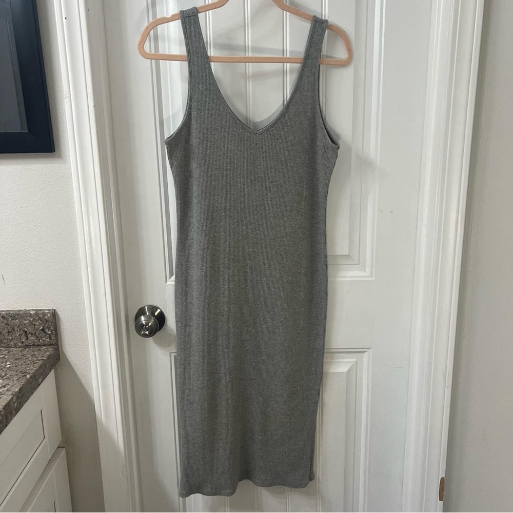 Forever 21 ribbed Bodycon Tank top midi dress